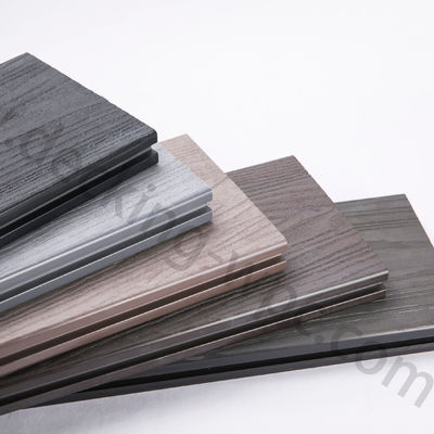 IPE 3D Deep Embossed Composite WPC Decking per pavimenti compositi