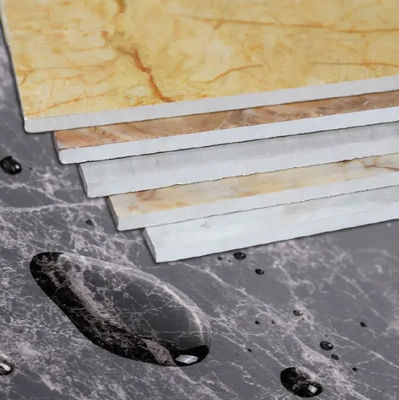 Stampa 3D su misura in nero PVC Marmo Lastra UV per l'arte moderna Pannelli per la decorazione delle pareti Interni