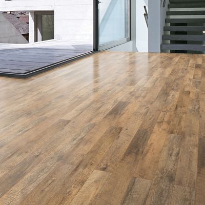 Pavimenti laminati in legno impermeabili con blocco a clic di 12 mm a colori multipli