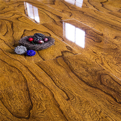 Pavimenti laminati in legno impermeabili con blocco a clic di 12 mm a colori multipli