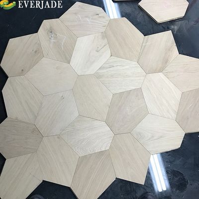 Progettazione di modelli 3D Luxury Hdf Legno lucido autoadesivo Parquet larghe piastre Soluzione pavimento