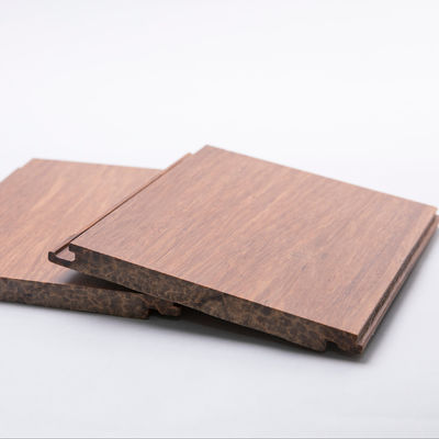 Pavimenti di bambù raschiati a mano da 12 mm resistenti all'umidità del carbone