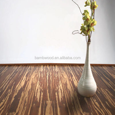 Pavimenti di parquet in bambù tessuto a filo carbonizzato per altri