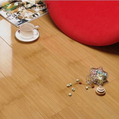 Hotel Solid Stranded Bambù Moderno Indoor Laminato in rilievo Strand Orizzontale Naturale Tessuto Click Pavimento in Bambù