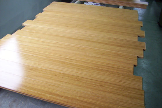 Hotel Solid Stranded Bambù Moderno Indoor Laminato in rilievo Strand Orizzontale Naturale Tessuto Click Pavimento in Bambù