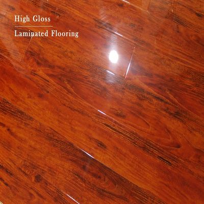 Click pavimento laminato 15mm alto pavimento in legno laminato lucido con pad attaccato