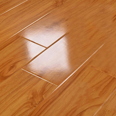Click pavimento laminato 15mm alto pavimento in legno laminato lucido con pad attaccato