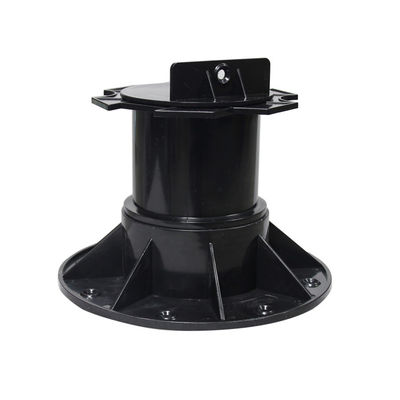 Base di 205 mm Dia 60-140 mm Pedestal di plastica per esterno per facile modifica dell'altezza all'aperto
