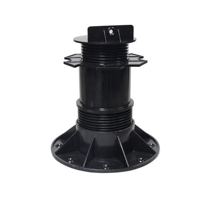 Base di 205 mm Dia 60-140 mm Pedestal di plastica per esterno per facile modifica dell'altezza all'aperto
