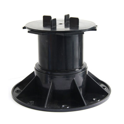 Base di 205 mm Dia 60-140 mm Pedestal di plastica per esterno per facile modifica dell'altezza all'aperto