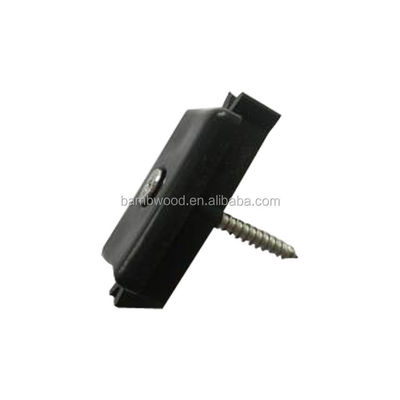 Apparecchi per pavimenti Materiale plastico nascosto Clip composito per pavimenti con viti in acciaio inossidabile
