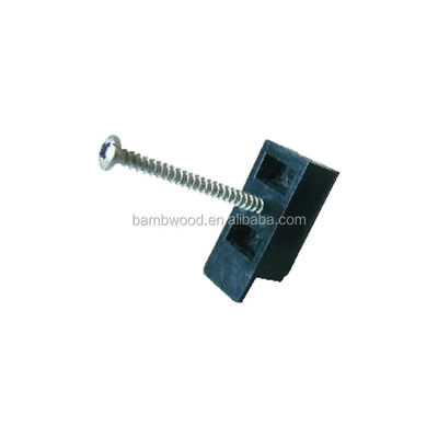 Apparecchi per pavimenti Materiale plastico nascosto Clip composito per pavimenti con viti in acciaio inossidabile