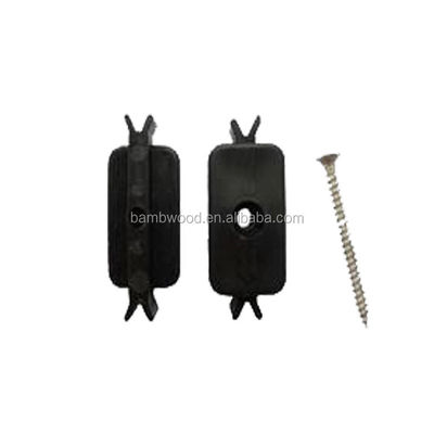 Apparecchi per pavimenti Materiale plastico nascosto Clip composito per pavimenti con viti in acciaio inossidabile