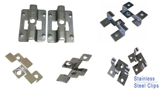 Funzione di connessione dell'acciaio inossidabile a legno massello massello Butting Deck Clip per Decking