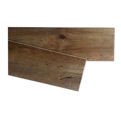 Colore semplice Uso interno Stile di legno di lusso Clica Pavimento in PVC / pavimento in lvt / pavimento in spc