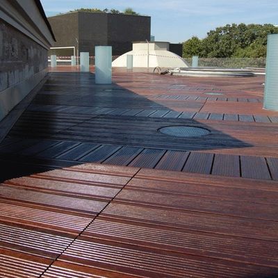 Sistema di pavimentazione in bambù T G System Bpc Outdoor Strand Woven Thermo Treated Patio Board