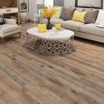 SPC Core rigido click pavimenti inferiore migliore veneer di legno reale per edifici per uffici 6'x36