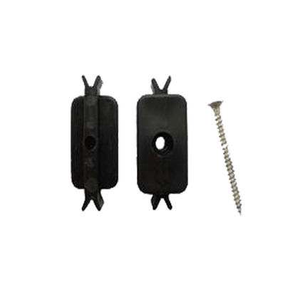 Materiale grezzo PP Plastico Wpc Fasciatore per pavimenti con clip in acciaio inossidabile