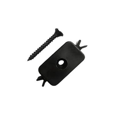 Materiale grezzo PP Plastico Wpc Fasciatore per pavimenti con clip in acciaio inossidabile