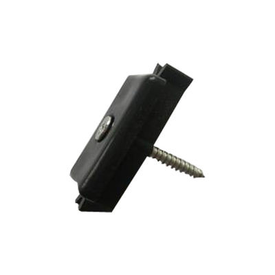 Materiale grezzo PP Plastico Wpc Fasciatore per pavimenti con clip in acciaio inossidabile