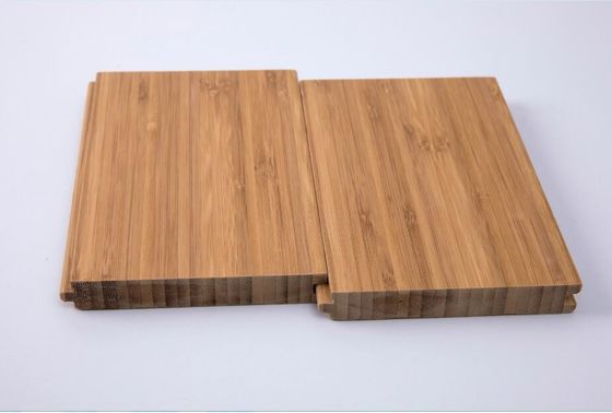 Pavimenti in legno massello in bambù T G spessore 12 mm con colore naturale e design T G