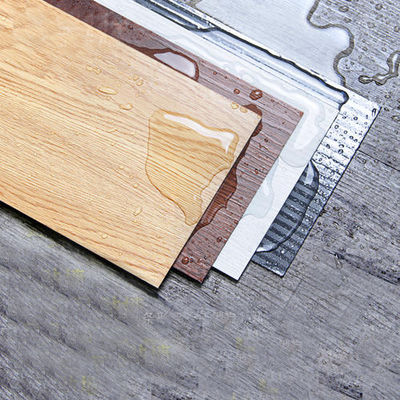 Piso in legno di albergo colore facile da installare 4,0 mm Commercial Grooving Veneer