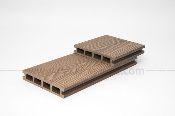 3D legno grano WPC Deck Interlocking Deck Sea Deck Pavimento di barca per all'aperto di lunga durata