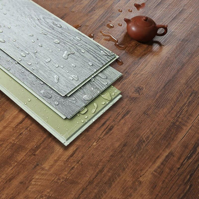 Moderno design SPC pavimenti 1,8m 6,5mm ignifughi marmo vinilico lucido Finitura di pietra Look Drop And Lock Legno Shandong UK magazzino