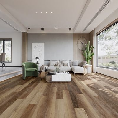 Moderno design SPC pavimenti 1,8m 6,5mm ignifughi marmo vinilico lucido Finitura di pietra Look Drop And Lock Legno Shandong UK magazzino