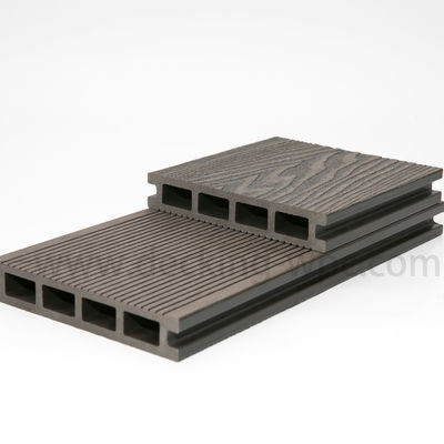 Pavimenti in legno di teak in 3D in rilievo Pavimenti in WPC per giardini all'aperto