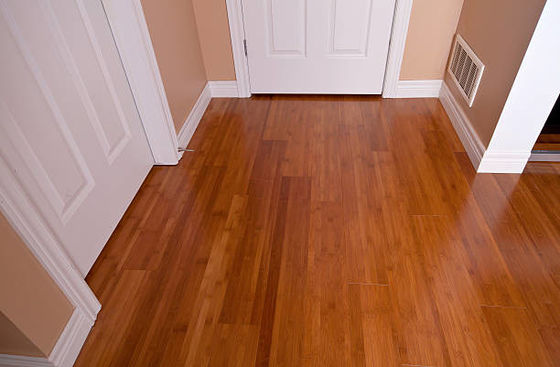 Pavimenti di parquet cinese carbonizzato orizzontale in bambù con materiali al 100% in bambù