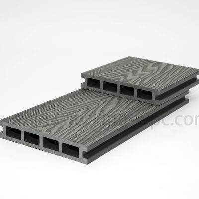 1.3%-1.4% Densità Shanghai Port di carico 3D Deep Embossed Composite WPC Decking Boards