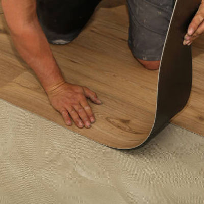 PVC impermeabile resistente al fuoco Lvt Vinyl Click Floor Luxury Vinyl Plank per interni
