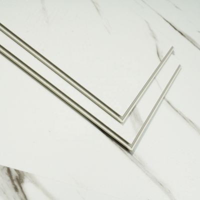 Pavimenti SPC in marmo in stile ufficio con piastrelle click moderne e tessitura in pietra plastica