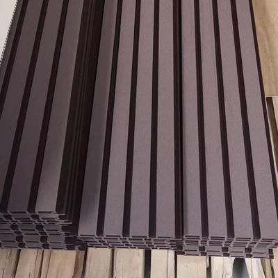 Pannelli murali decorativi in legno e plastica composita con rivestimento in WPC 3D di alta classe