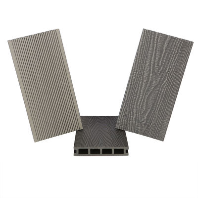 3D Deep Embossing WPC Decking con supporto tecnico online e rifinitura distressed
