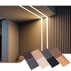 Pannello murario PWC decorativo di alta classe Interni WPC Rivestimento murario in colori personalizzati