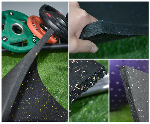 Sport di ginnastica e danza SBR EPDM Rubber Floor Mat 3mm-15mm Spessore per il massimo comfort