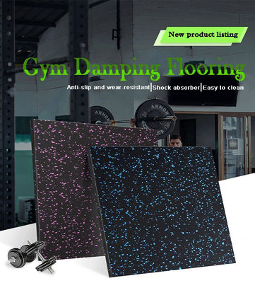 Personalizza il tappetino da ginnastica con 85% granuli SBR 15% granuli EPDM in diversi spessori
