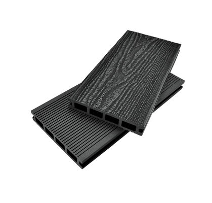 Disegno tradizionale WPC pavimentazione composito Decking Board per esterni 18-25mm Spessore