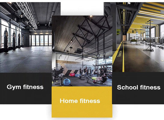 Personalizza il tappetino da ginnastica con 85% granuli SBR 15% granuli EPDM in diversi spessori