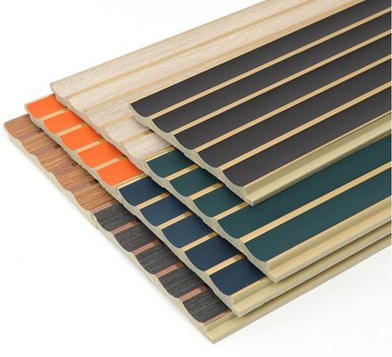 Panel di parete PS Geometrico leggero Griglia acustica a colori ecologici e personalizzati