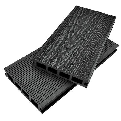 DIY Grigio chiaro profondo in rilievo coestruso piscina a prova d'acqua assi esterni Piso Wpc Decking