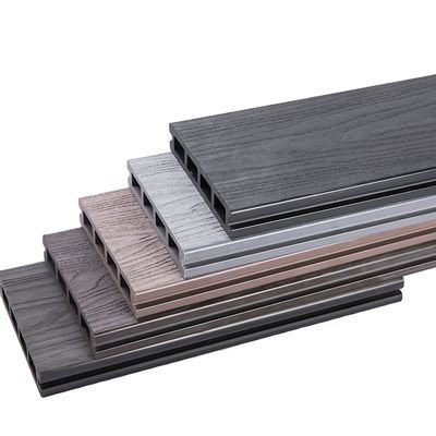 DIY Grigio chiaro profondo in rilievo coestruso piscina a prova d'acqua assi esterni Piso Wpc Decking