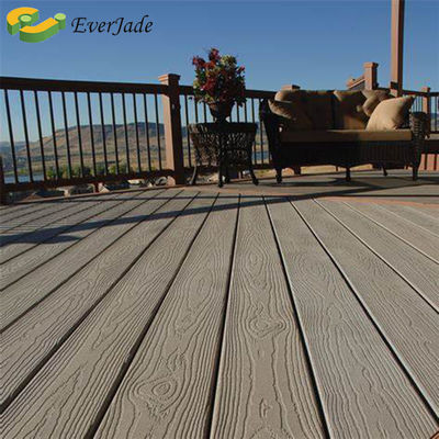 Pvc bullnose teak 2x4 3d Liquidatori di legname Legno Plastico composito Decking 100%pvc 22mm CE
