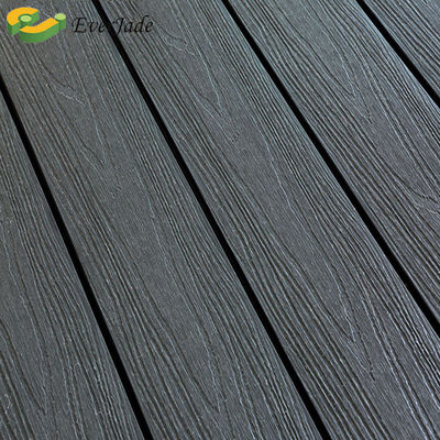 Pvc bullnose teak 2x4 3d Liquidatori di legname Legno Plastico composito Decking 100%pvc 22mm CE