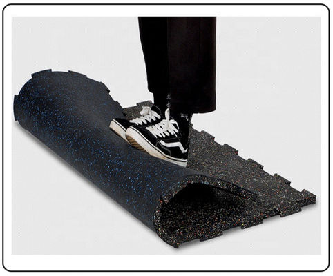 Colori personalizzati Fitness Interlock Pavimento Mat Soluzione totale per Interlock Gym Pavimento