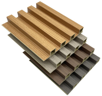 Pannelli di rivestimento in legno colorato 3D onde geometriche rivestimento di parete in PVC per sfondo TV