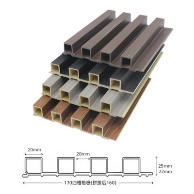 Pannelli di rivestimento in legno colorato 3D onde geometriche rivestimento di parete in PVC per sfondo TV