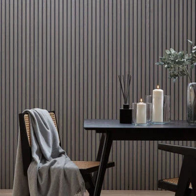 Tech Oak Walnut Veneer di legno Legno PET Assorbimento del rumore Pannelli di parete Legno Slat Pannello acustico